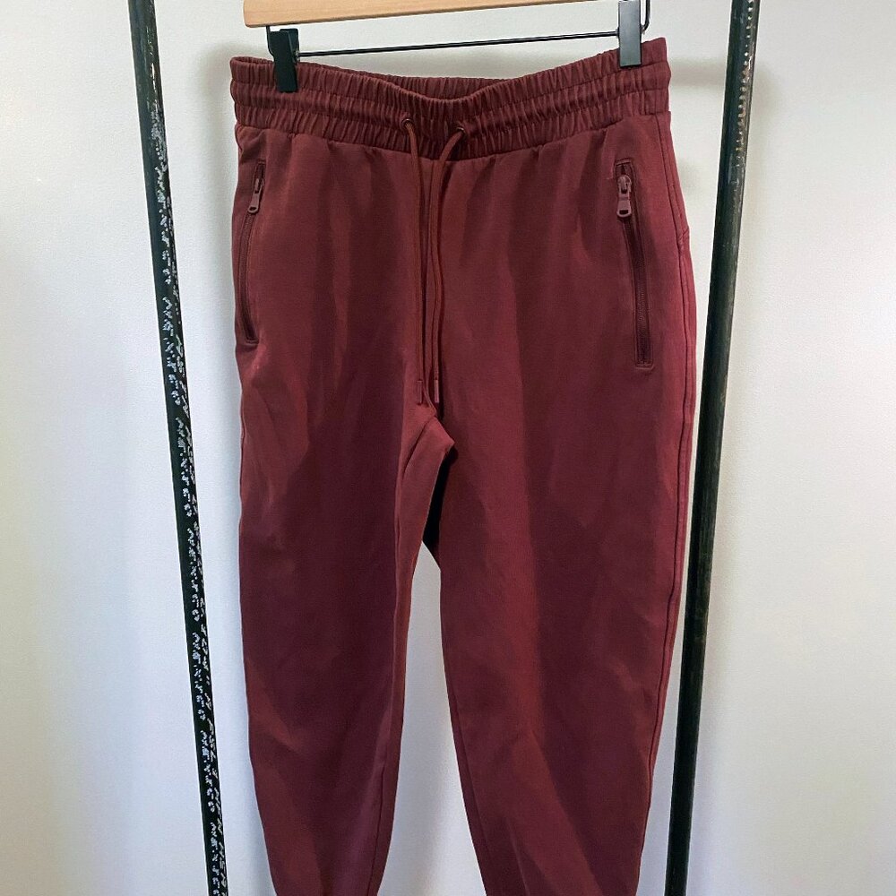 Old Navy High Rise Jogger, Burgandy, M